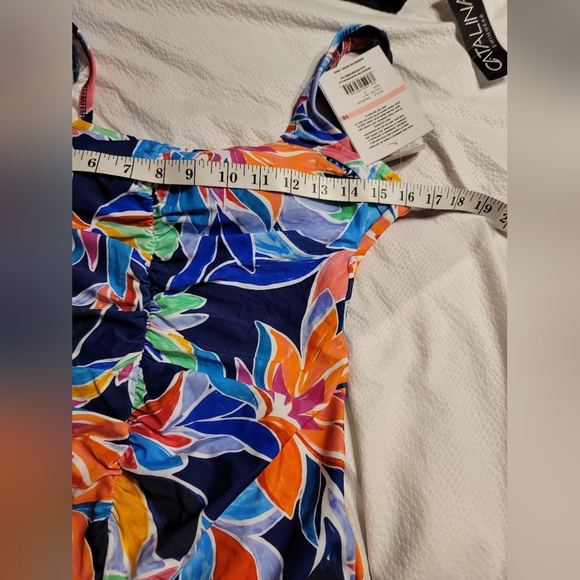 NWT MINIMIZER ADJUSTABLE BOY LEG LINED SWIM BATHING SUIT SLIMMING TUMMY CONTROL - Picture 16 of 16